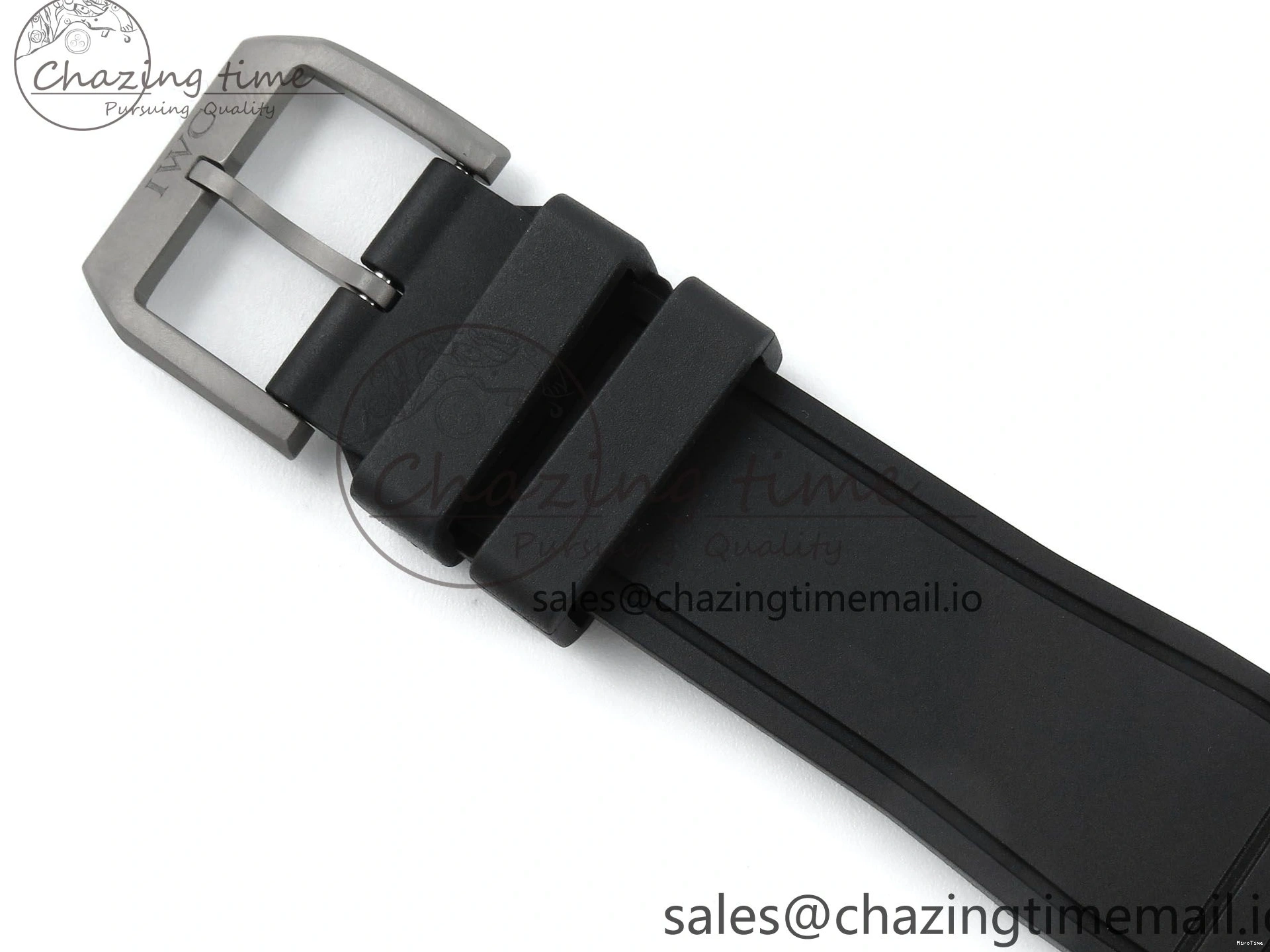 MIROTIME 0402 Pilot Top Gun IW326901 M+F 1:1 Best Edition Black Dial on Black Rubber Strap A SportInspired 6999